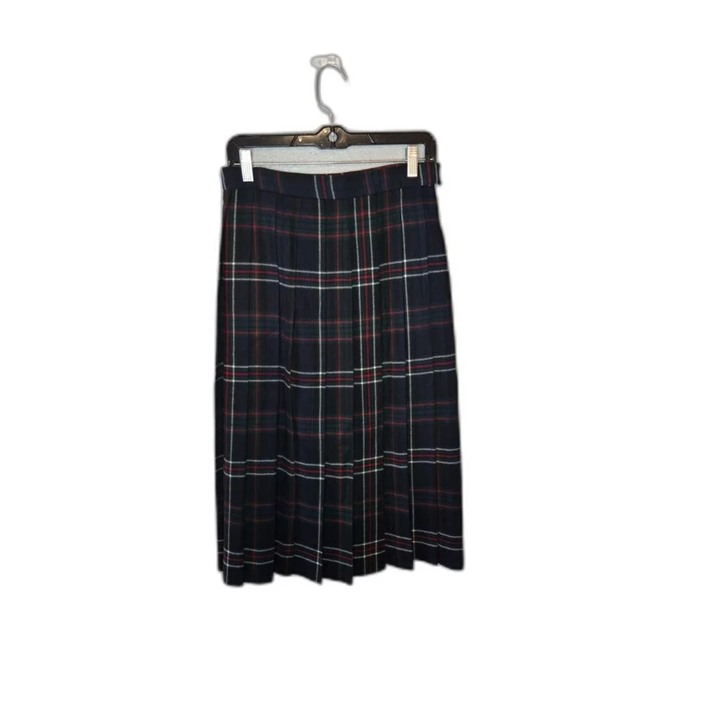 JH Collectibles Women's Vintage Plaid Wool Skirt Size Size 14